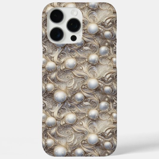 クラシックパールシャイン保護スマホケース Case-Mate iPhoneケース (裏面)