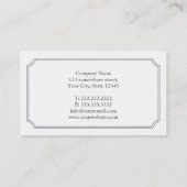 クラシックパールホワイトフィルムエディタ名刺 名刺 (裏面)