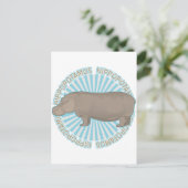 クラシックヒポポタマス ポストカード (スタンド正面)