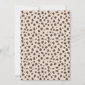 クラシックヒョウ柄タペストリー 招待状 (正面)