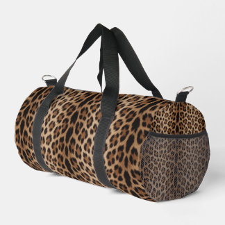 🐆 クラシックヒョウ柄ラグジュアリーファッションスタイル 🐆 ダッフルバッグ
