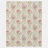 クラシックビクトリアン温かい雰囲気 フリースブランケット (正面)