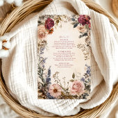 クラシックビクトリアン王室のフローラ結婚s エンクロージャーカード