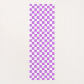 クラシックビジュアルマゼンタチェックボード  ヨガマット (裏面)