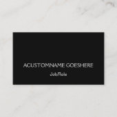 クラシックビジ伝統的ネスカード 名刺 (正面)