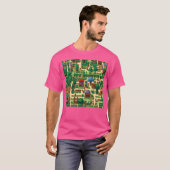 クラシックビデオゲームの世界 家族で楽しめる面白さ Tシャツ (正面フル)