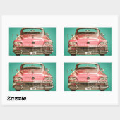 クラシックビュイック1958センチュリーカー 長方形シール (シート)