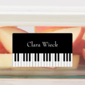 クラシックピアノのキーボパーソナライズされたード名 ラベル (貼付)