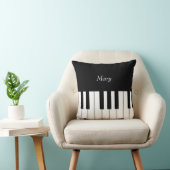 クラシックピアノの鍵盤音パーソナライズされた楽 クッション (椅子)