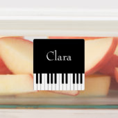 クラシックピアノミュージシャン名前をカスタムする ラベル (貼付)