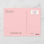 *クラシックピッかわいらしクのポストカード* ポストカード (裏面)