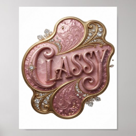 クラシックピンクでCLASSY ポスター (正面)