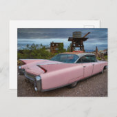 クラシックピンクキャディポストカード ポストカード (正面/裏面)