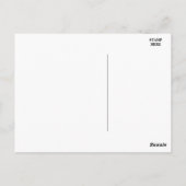 クラシックピンクフラミンゴ ポストカード (裏面)