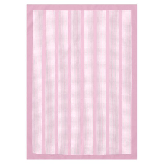 クラシックピンクプレイドテーブルクロス春テーブル設定 テーブルクロス (正面)