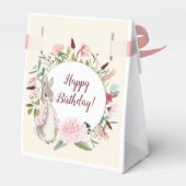 クラシックピンクペーターラビットフローラ誕生日 フェイバーボックス (裏面サイド)