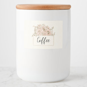 クラシックピンクボ縁どタニカル フードラベル