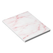 クラシックピンクマーブル ノートパッド (アングル)