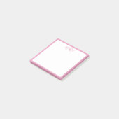 クラシックピンクモノグラム ポストイット (アングル)