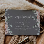 クラシックピンクローズグレーエロペメント発表 案内状