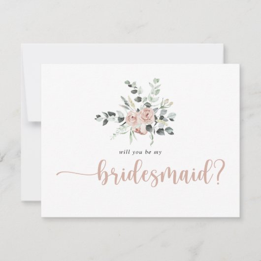 クラシックピンクローズブリーズメイド提案ノートカード ノートカード (正面)