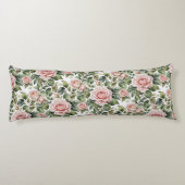 クラシックピンクローズ&セージ離れズ ボディピロー (裏面)