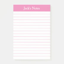 クラシックピンク横付きパーソナライズされた