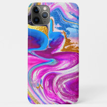 クラシックピンク金ゴールドグリッター大理石デザイン