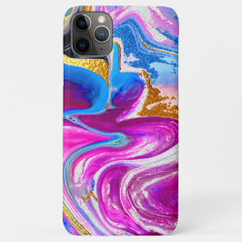 クラシックピンク金ゴールドグリッター大理石デザイン iPhone 11 PRO MAXケース