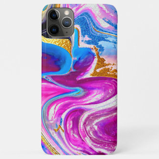 クラシックピンク金ゴールドグリッター大理石デザイン iPhone 11 PRO MAXケース