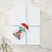 クラシックピンナップ誕生会 ギフトタグ (より糸付き)