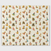 クラシックピン留め ラッピングペーパー (フラット)