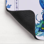 クラシックピーコックデザイン マウスパッド (コーナー)