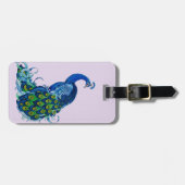 クラシックピーコックデザイン ラゲッジタグ (正面横)