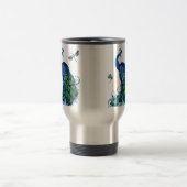 クラシックピーコックドラゴンフライデザイン トラベルマグ (中央)