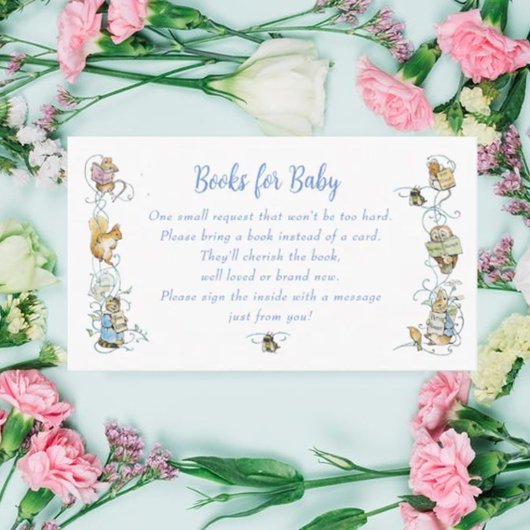 クラシックピーターうさぎの本ベビー エンクロージャーカード