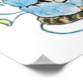 クラシックピーターうさぎ赤ちゃんシャワー大歓迎 ポスター (角)