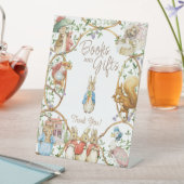 クラシックピーターうさぎ赤ちゃんシャワー書籍の贈り物 台座サイン (インサイチュ)