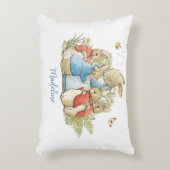 クラシックピーターうさぎ アクセントクッション (正面(垂直))