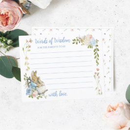 クラシックピーターザラビットツインシャワーアドバイスカード