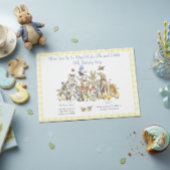 クラシックピーターザラビットバースデーパーティー招待 招待状