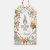 クラシックピーターザラビットベアトリックスポッターベビーショウ ギフトタグ (正面)