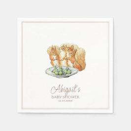 クラシックピーターザラビットベアトリックスポッターベビー スタンダードカクテルナプキン