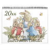 クラシックピーターザラビットベアトリックスポッターヴィンテージ カレンダー (カバー)