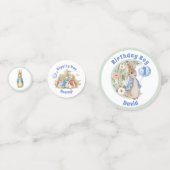 クラシックピーターザラビットベアトリックスポッター誕生日 コンフェッティ (裏面)