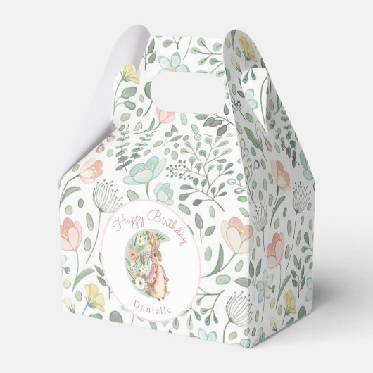 クラシックピーターザラビットベアトリックスポッター誕生日 フェイバーボックス (正面サイド)