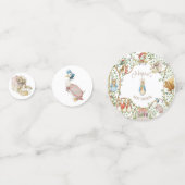 クラシックピーターザラビットベイビーシャワー コンフェッティ (正面)