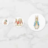 クラシックピーターザラビットベイビーシャワー コンフェッティ (裏面)