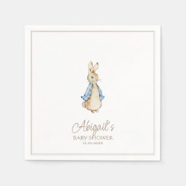 クラシックピーターザラビットベイビーシャワー スタンダードカクテルナプキン