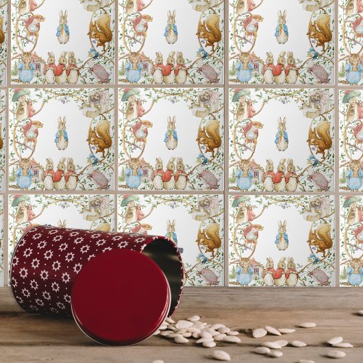 クラシックピーターザラビットベイビーシャワー タイル